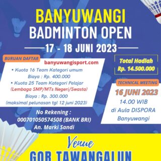 BADMINTON: The Hunt for Future World Champions at the Banyuwangi Open 2 BADMINTON: The Hunt for Future World Champions at the Banyuwangi Open