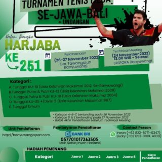 TABLE TENNIS: The Battle of Regional Titans at the Banyuwangi Java-Bali Tournament
